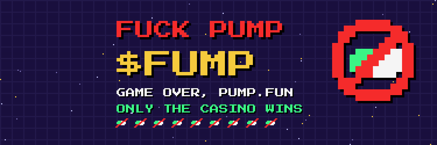 $FUMP pixel-art header